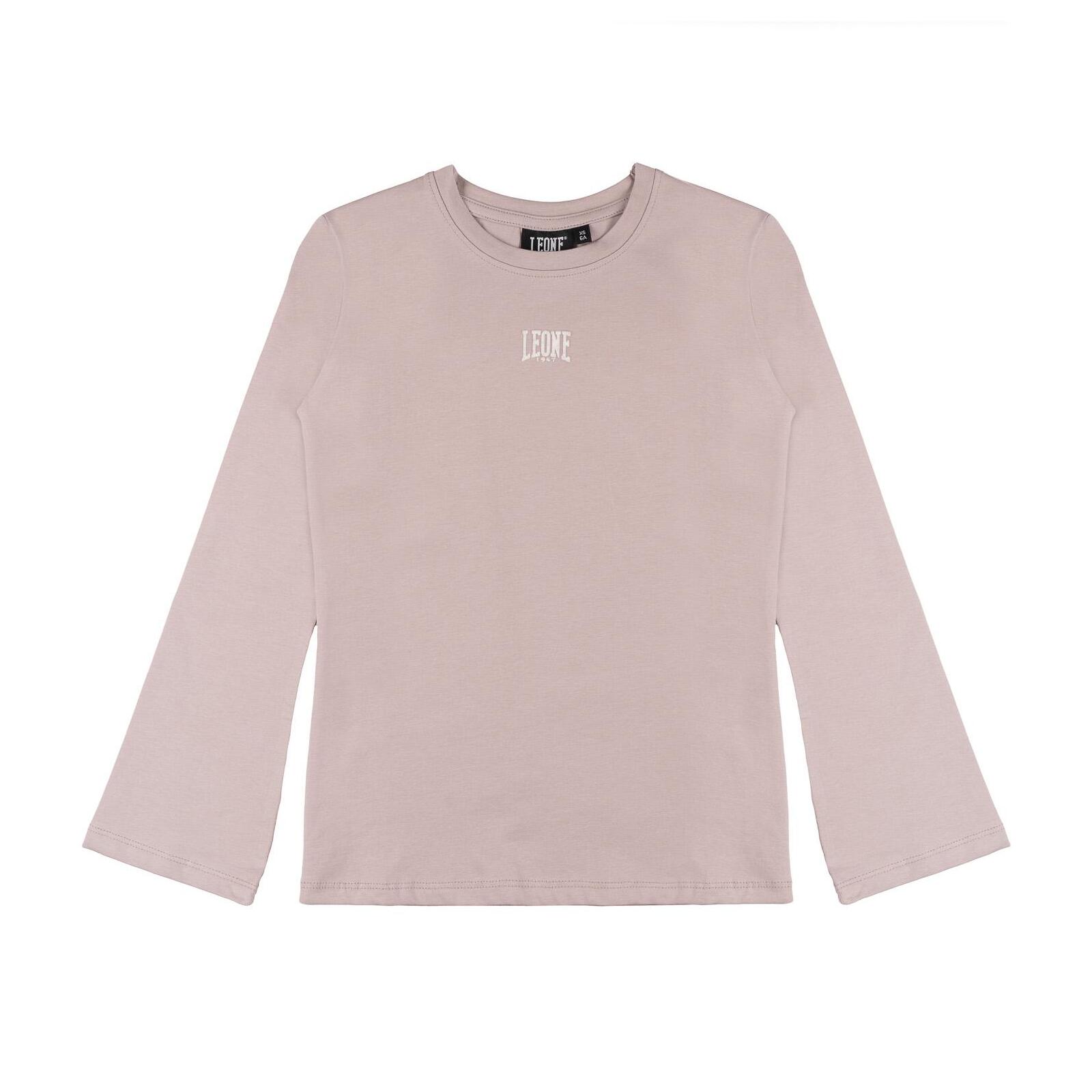 Camiseta de manga larga con estampado logo Leone 1947 para niña