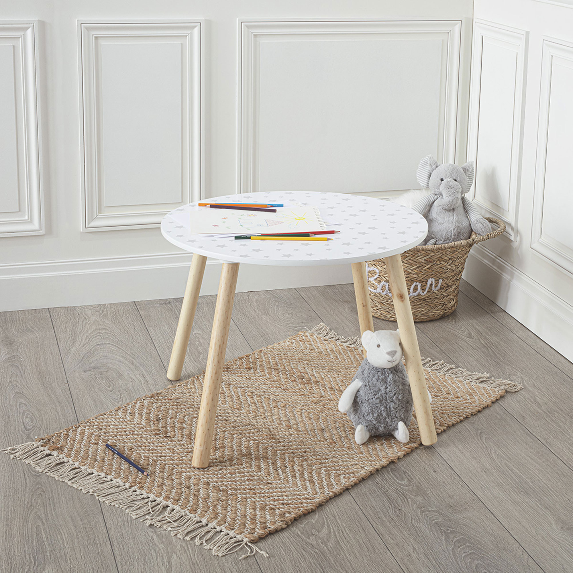 Mesa infantil "suavidad"  color blanco WellHome