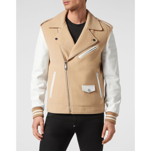 PHILIPP PLEIN Biker de cuero