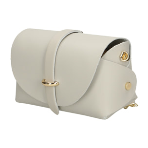 Chicca Borse Borsetta Clutch Grigio