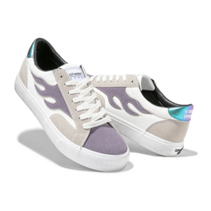 Zapatillas Bajas Hombre Echo Flame White / Lavender D.Franklin