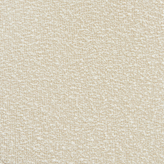 Pouf, repose-pieds pour chauffeuse Nova bouclette texturée  NOVA