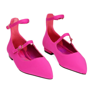 Bailarinas fucsia de licra