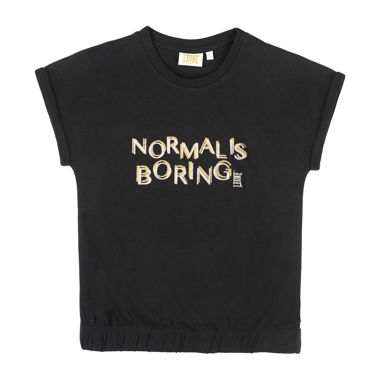 Camiseta corta de niña brillante