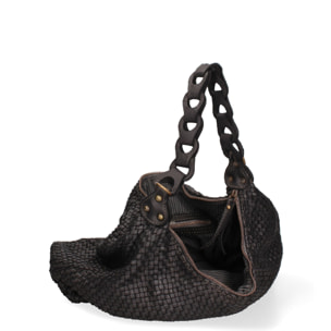 Borsa a spalla da donna - Modello Asteria - Vera pelle - 46.0 x 33.0 x 15.0 cm