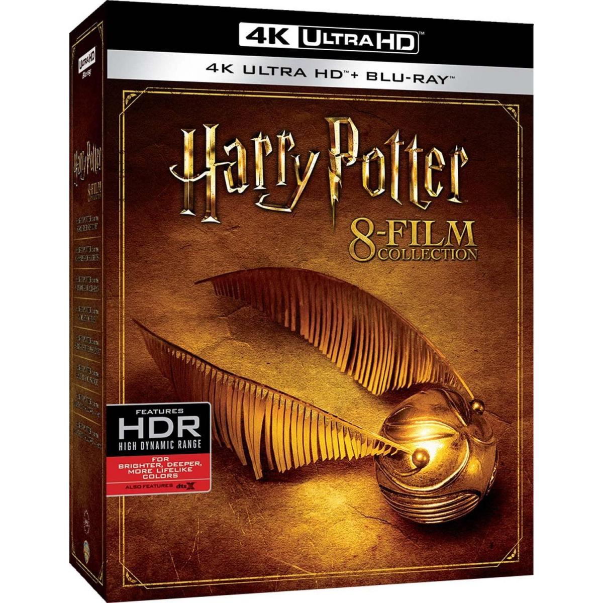 Harry Potter Cofanetto 1-8 Film Collection 4K Ultra HD + Blu-Ray Warner Bros.