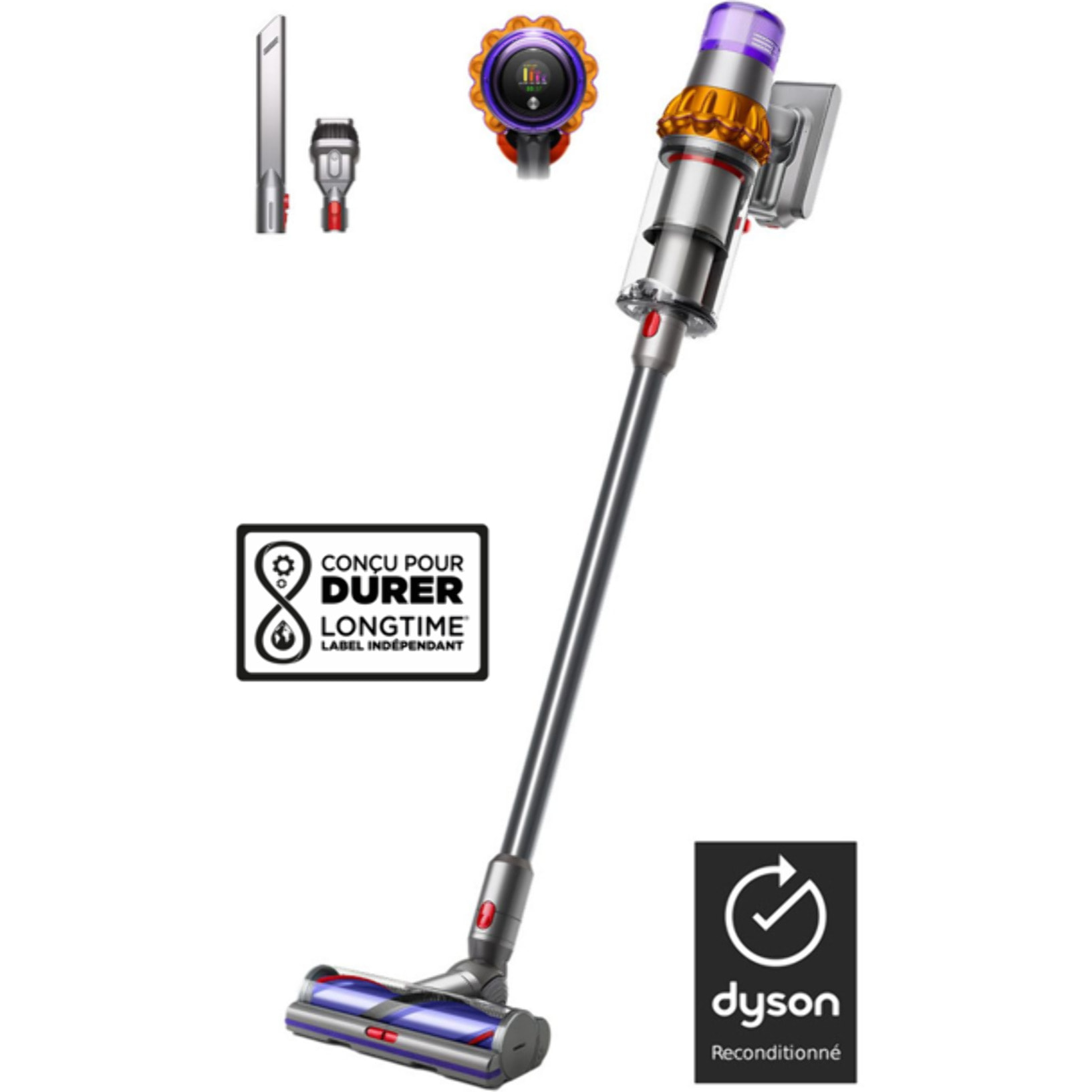 Aspirateur Balai Sans Fil Dyson V15 Detect™ Absolute - Reconditionné