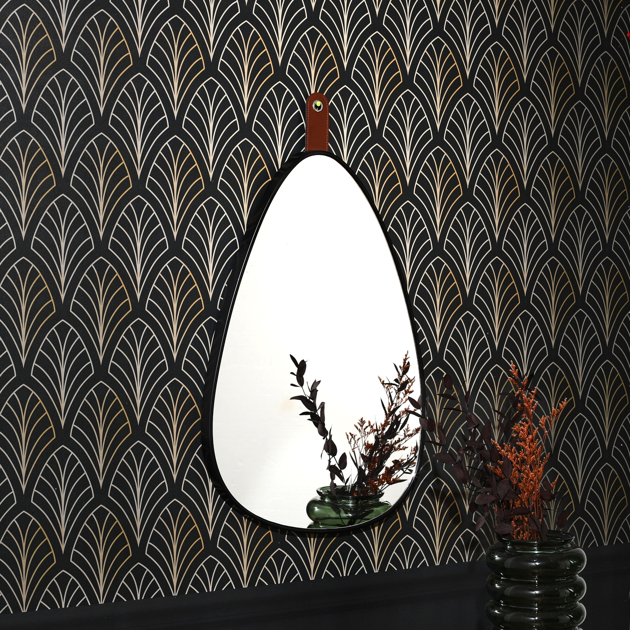 Miroir Ovale Avec Anse