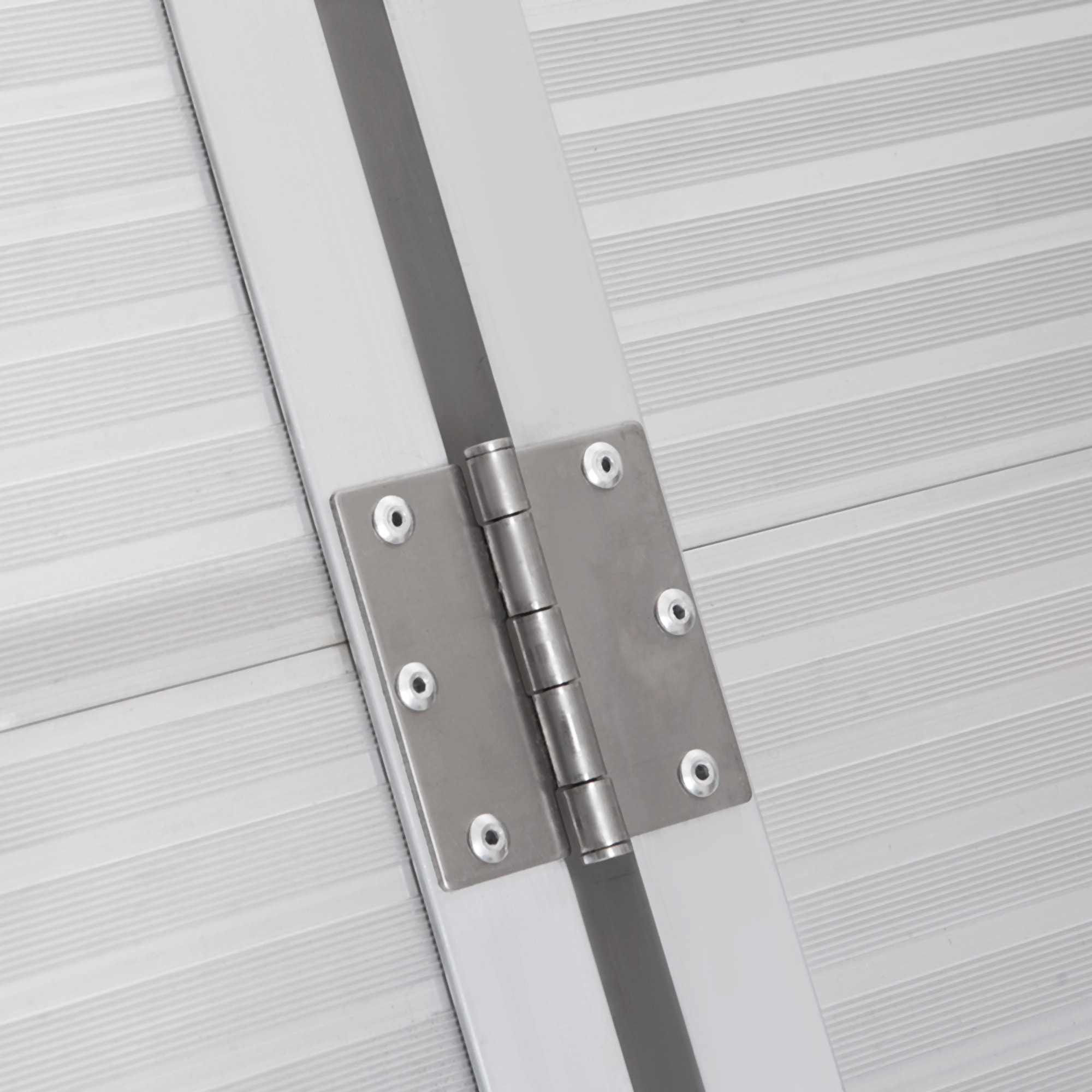 Rampa para Sillas de Ruedas Plegable, 91 cm, Carga 270 kg, Rampa Portátil de Aluminio Antideslizante con Bordes de Seguridad y Asa, para Escaleras, Puertas, Discapacitados