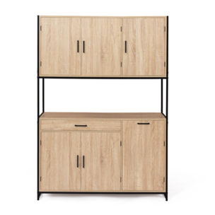 Meuble cuisine Memphis 2 niveaux 120x176cm