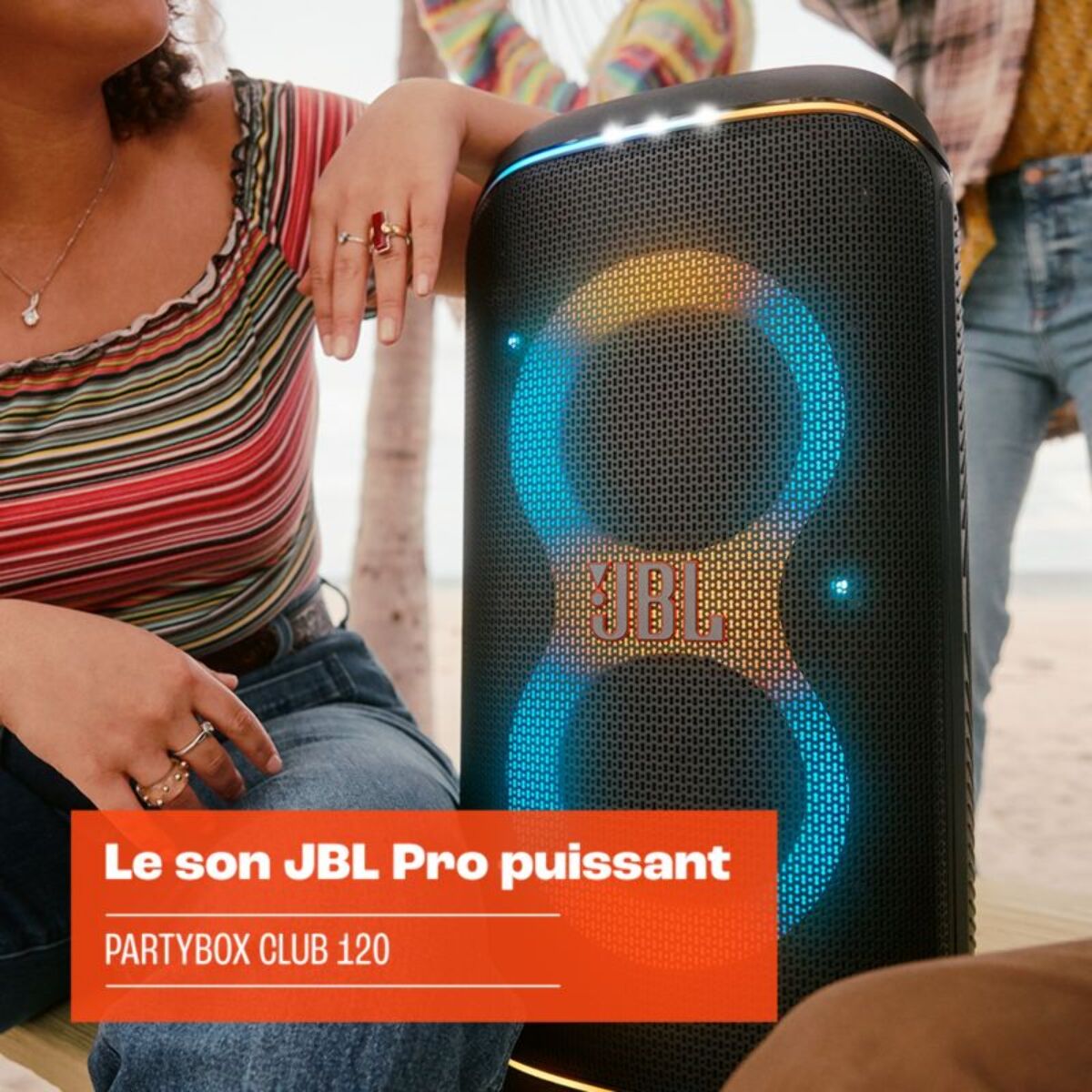 Mini-chaîne JBL Partybox Club 120 Blanc