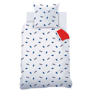 Parure de lit imprimée 100% coton, PARIS 2024 EQUIPE DE FRANCE OLYMPIQUE DRAPEAU