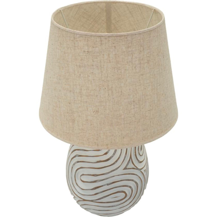 LAMPADA DA TAVOLO RESINA OBLIX CM Ø 35X55