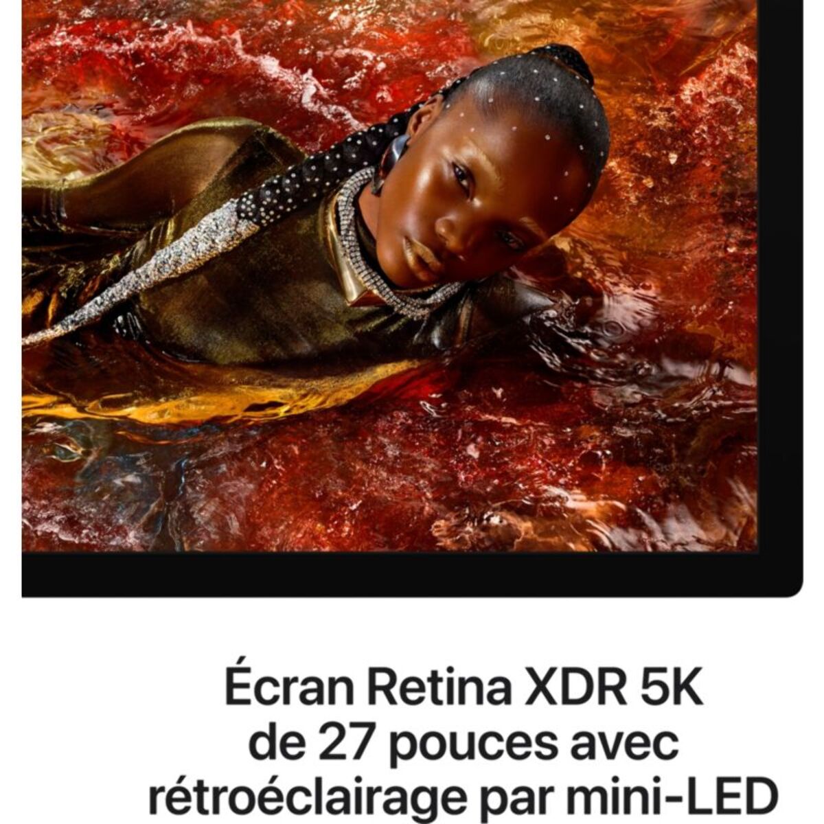 Ecran PC APPLE Studio Display XDR XDR 27" Retina XDR Mini LED o-texturé 5K 120 Hz HDR USB-C 140W