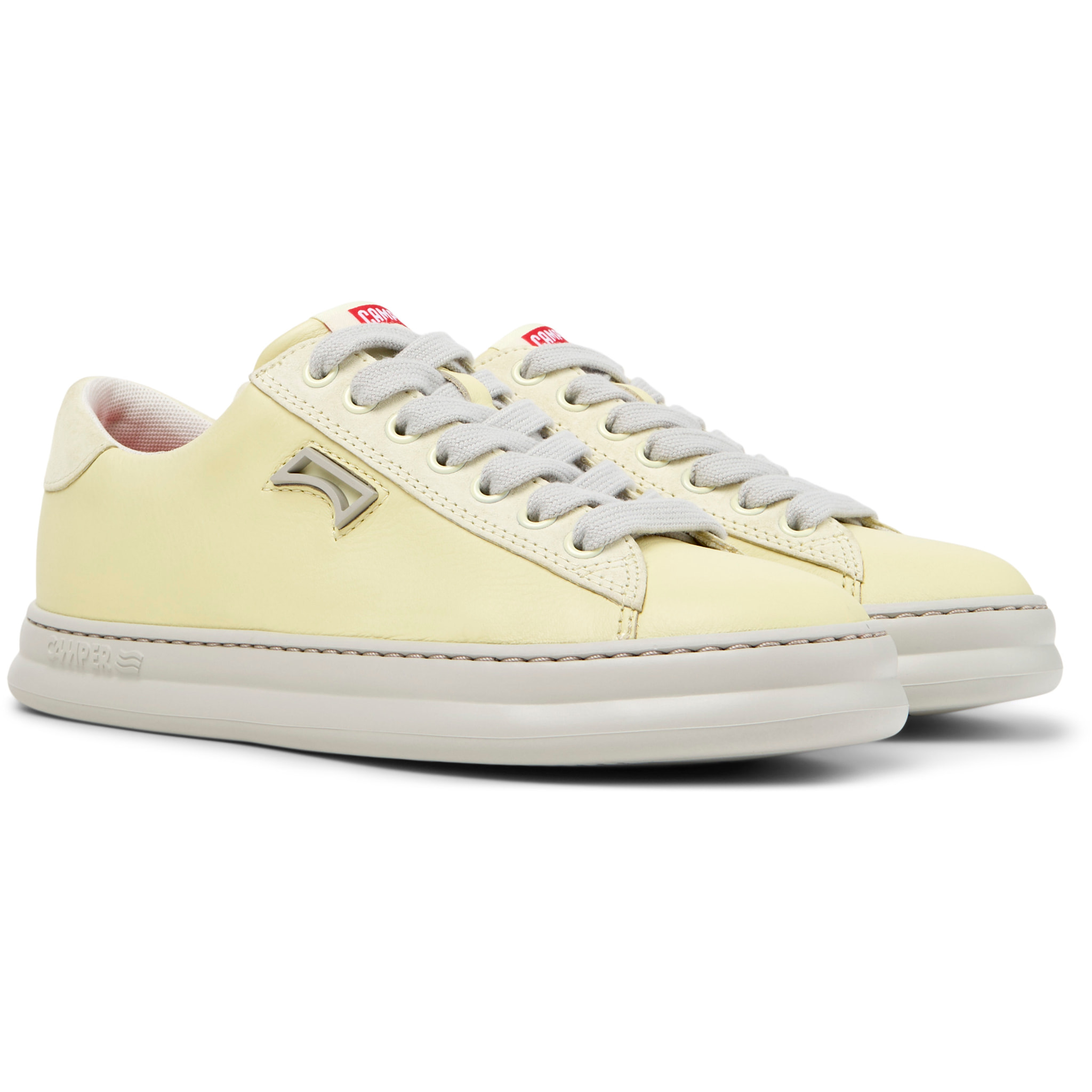 Zapatillas - CAMPER Runner Four - Amarillo - Cuero liso