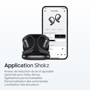 Ecouteurs SHOKZ OpenFit PRO Noir