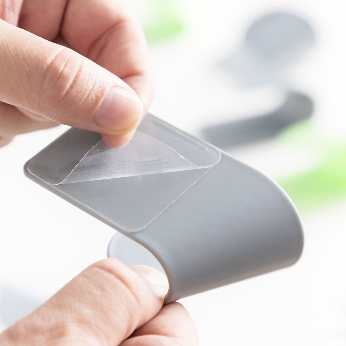 Pack Set di 3 Supporti Adesivi per Coperchi da Cucina e Sistema per Organizzare Spezie Adesivo e Divisibile e Contenitori da Cuc