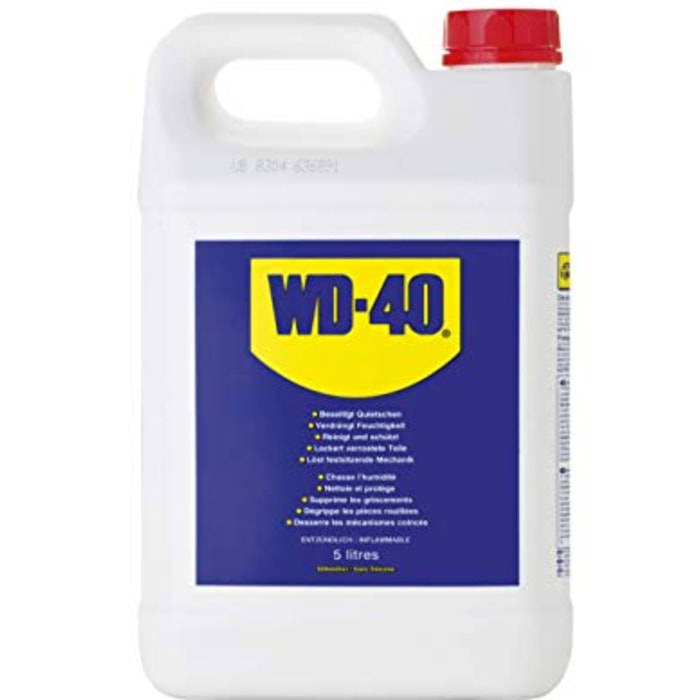 Lubrifiant multifonction WD40 - Bidon 5 L - 49500