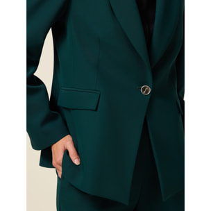 Oltre - Blazer in tessuto crêpe - Verde