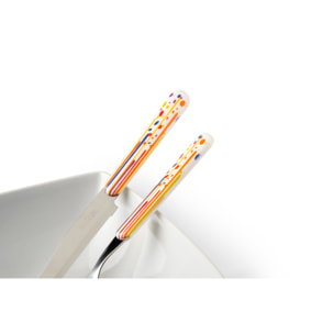 Service 24 couverts Excelsa – Dripping, Acier Multicolore