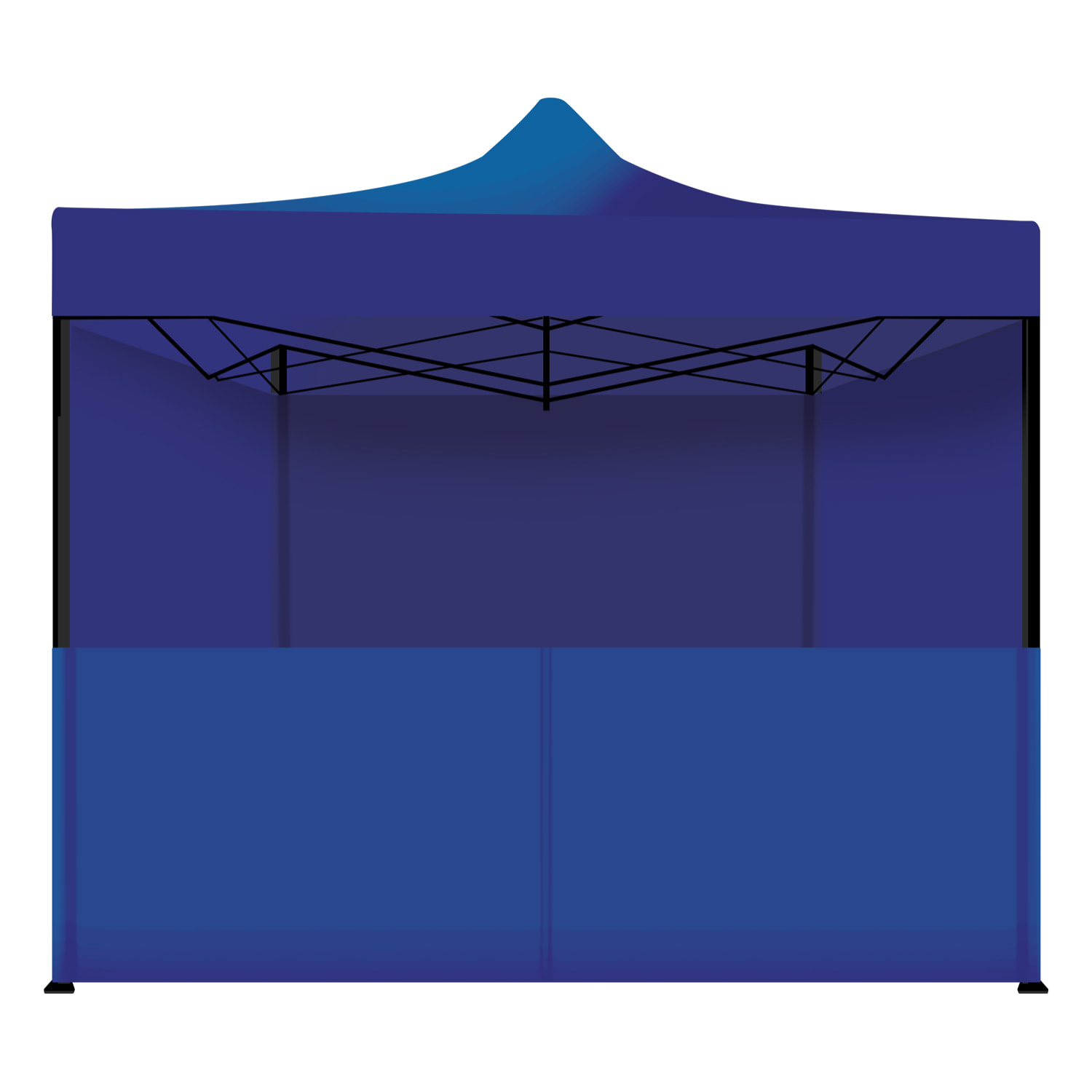 Taman Tenda / Gazebo Per Giardino 3X3 Impermeabile Tendone Pieghevole Per Fiere E Mercati Colore Blu