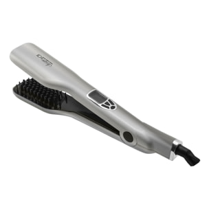 Brosse lissante Professionnelle Double Liss Xtreme - Argenté - 80W