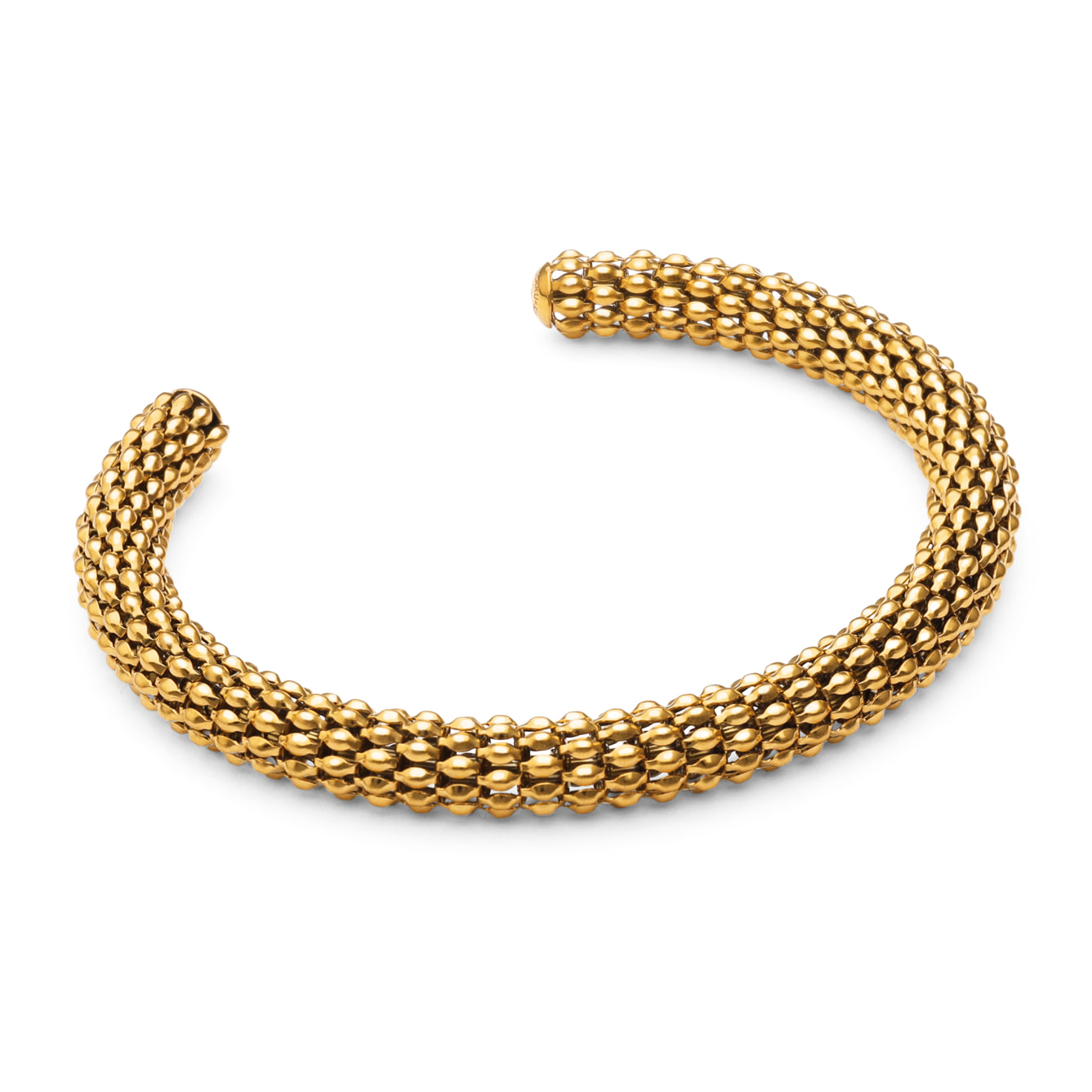 Bracciale Disco Acciao Placcato Oro