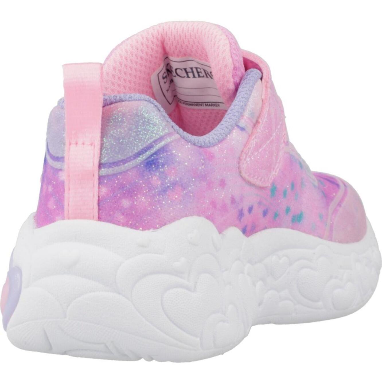 Zapatillas Niña Eternal Heart Lights Rosa