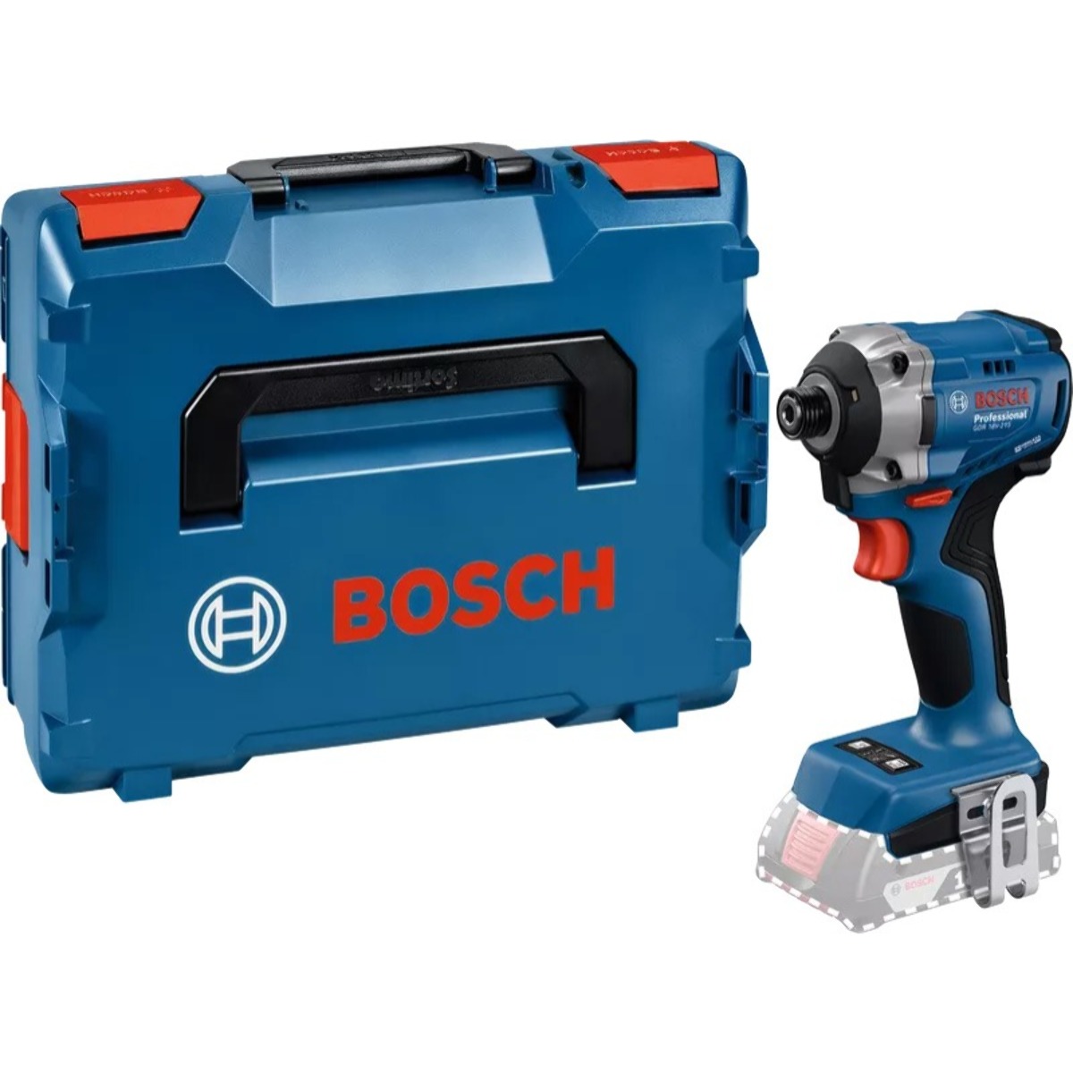 Visseuse à chocs sans fil GDR 18V-215 Professional - BOSCH -Sans batterie, ni chargeur - L-Boxx - 06019N2000