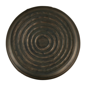 J-Line plateau Rond Classique - fer - bronze - small