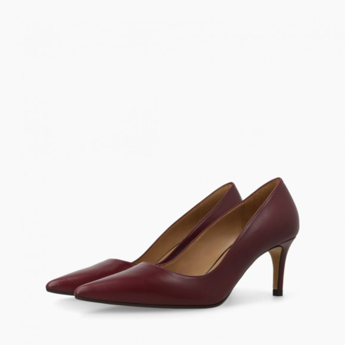 ZAPATOS DE SALÓN BURDEOS NOHAL