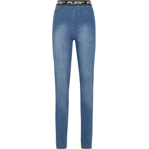 PHILIPP PLEIN Jegging de cintura alta