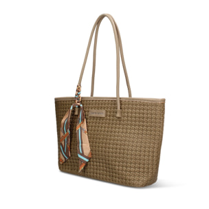 Borsa a mano donna - Modello Emberly Pro - Pelle vegana PU - 38.0 x 24.0 x 9.5 cm