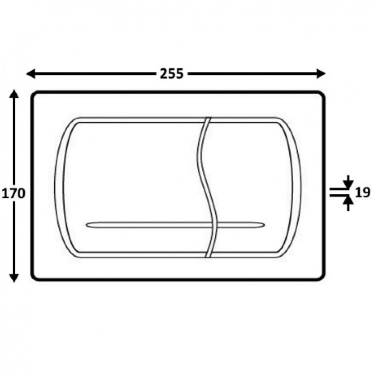 Pack Bâti-support Roca Active + WC suspendu Fayans + plaque chrome mat (RocaActiveS-LinePro-2)