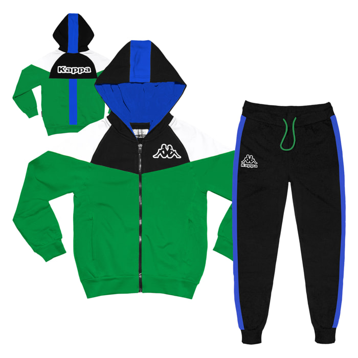Tuta Ragazzo KAPPA 8 / 16 Anni Cotone Felpato