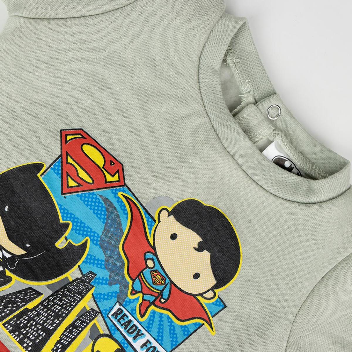 Conjunto Deportivo Justice League para Bebé - Color Gris