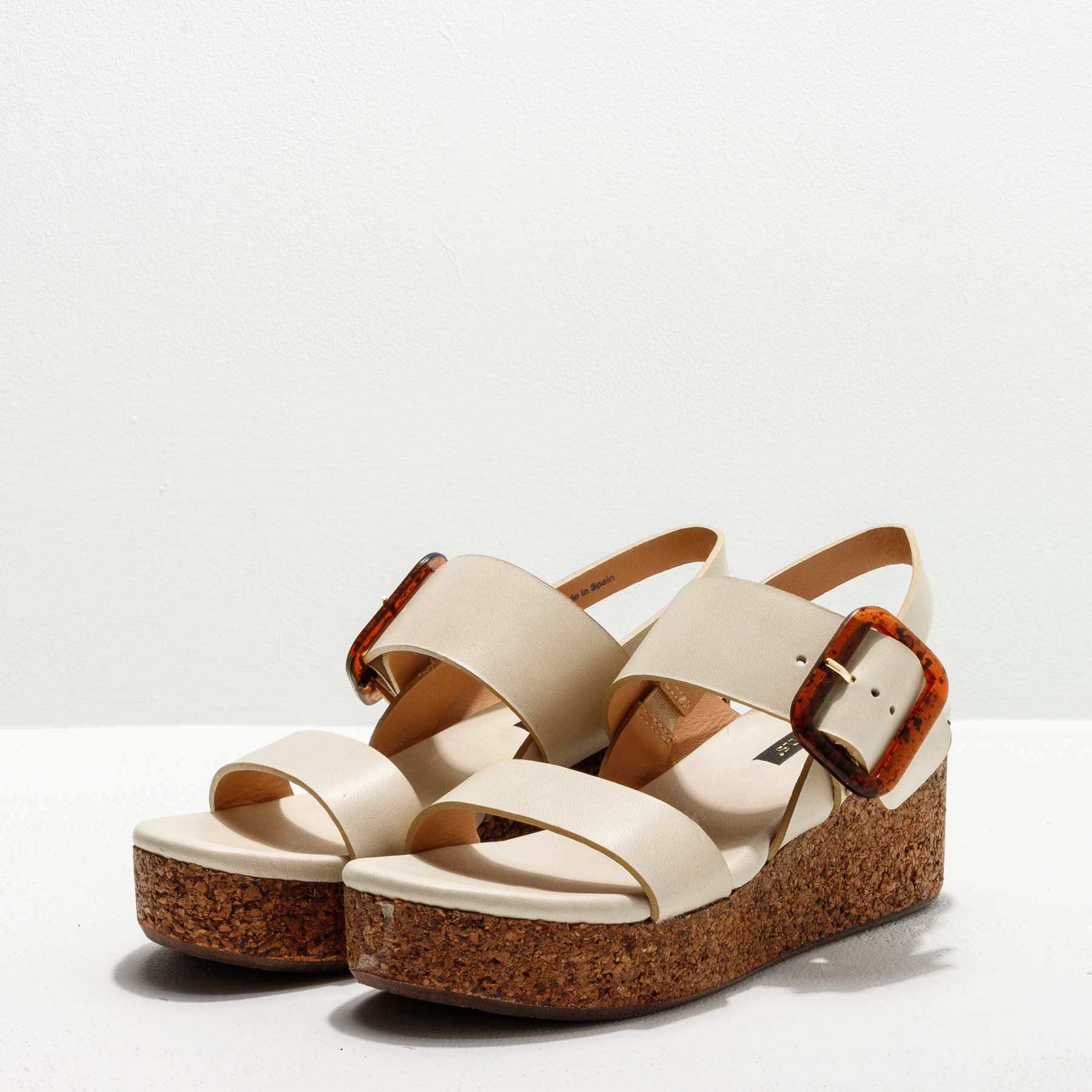 Sandalias S3223 RESTORED SKIN CREAM /ARROBA color Cream