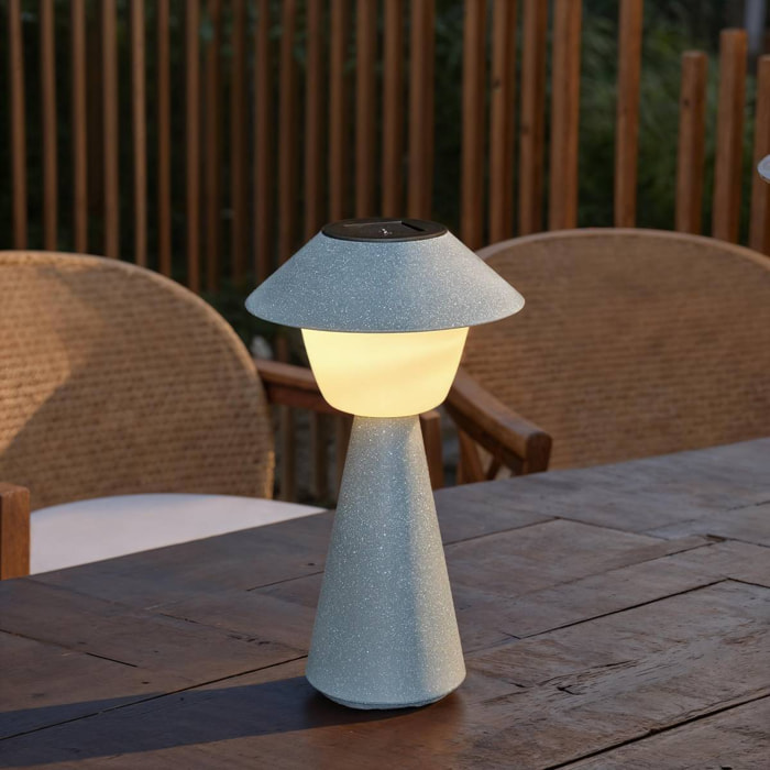 Lampe d'extérieur Damon H31,8cm bleu gris