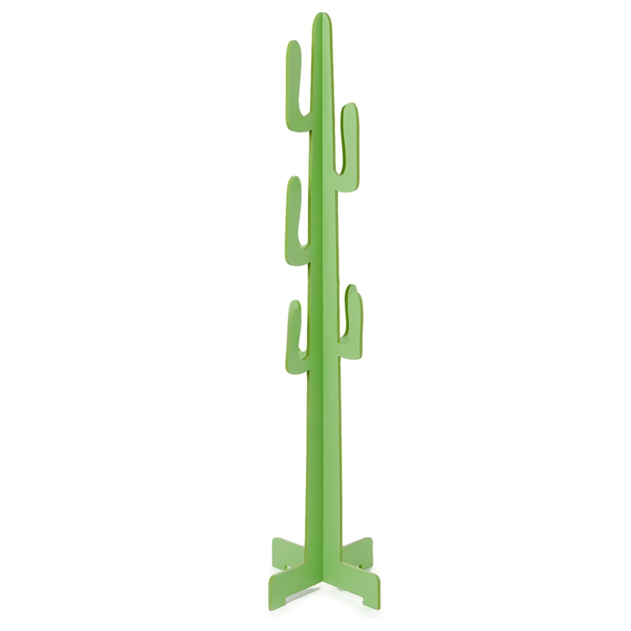 Porte-manteau Tomasucci MEXICO, en MDF, vert, 42 × 42 × 160 cm