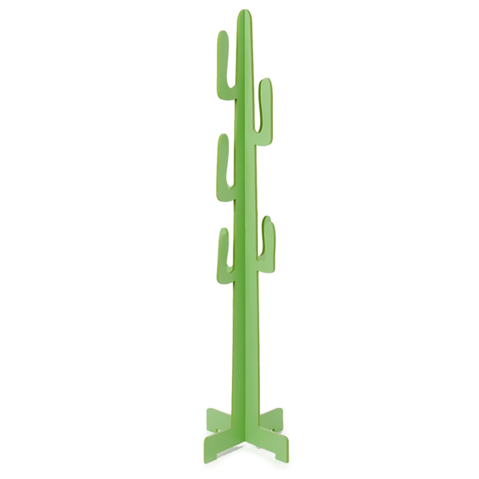 Porte-manteau Tomasucci MEXICO, en MDF, vert, 42 × 42 × 160 cm