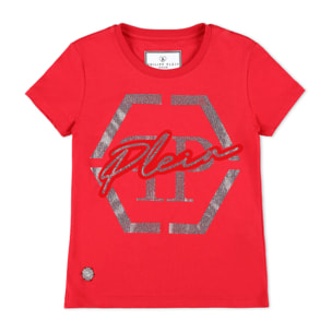 PHILIPP PLEIN T-shirt Round Neck LS Hexagon