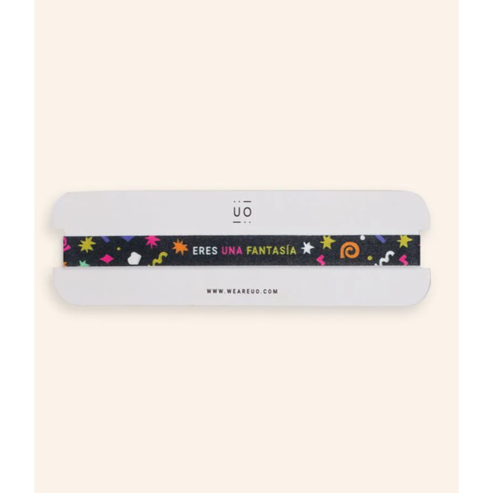 Pulsera Tela "Eres una fantasía"