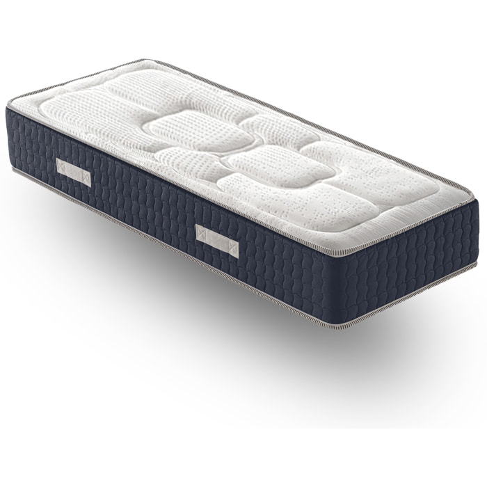 Materasso 90x190 in Memory Foam - Alto 30 cm - 5 cm Memory Foam - Rigidità H3 Royal Memory