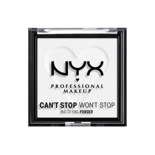 Nyx Professional Makeup Poudre Matifiante Can't Stop Won't Stop Translucent