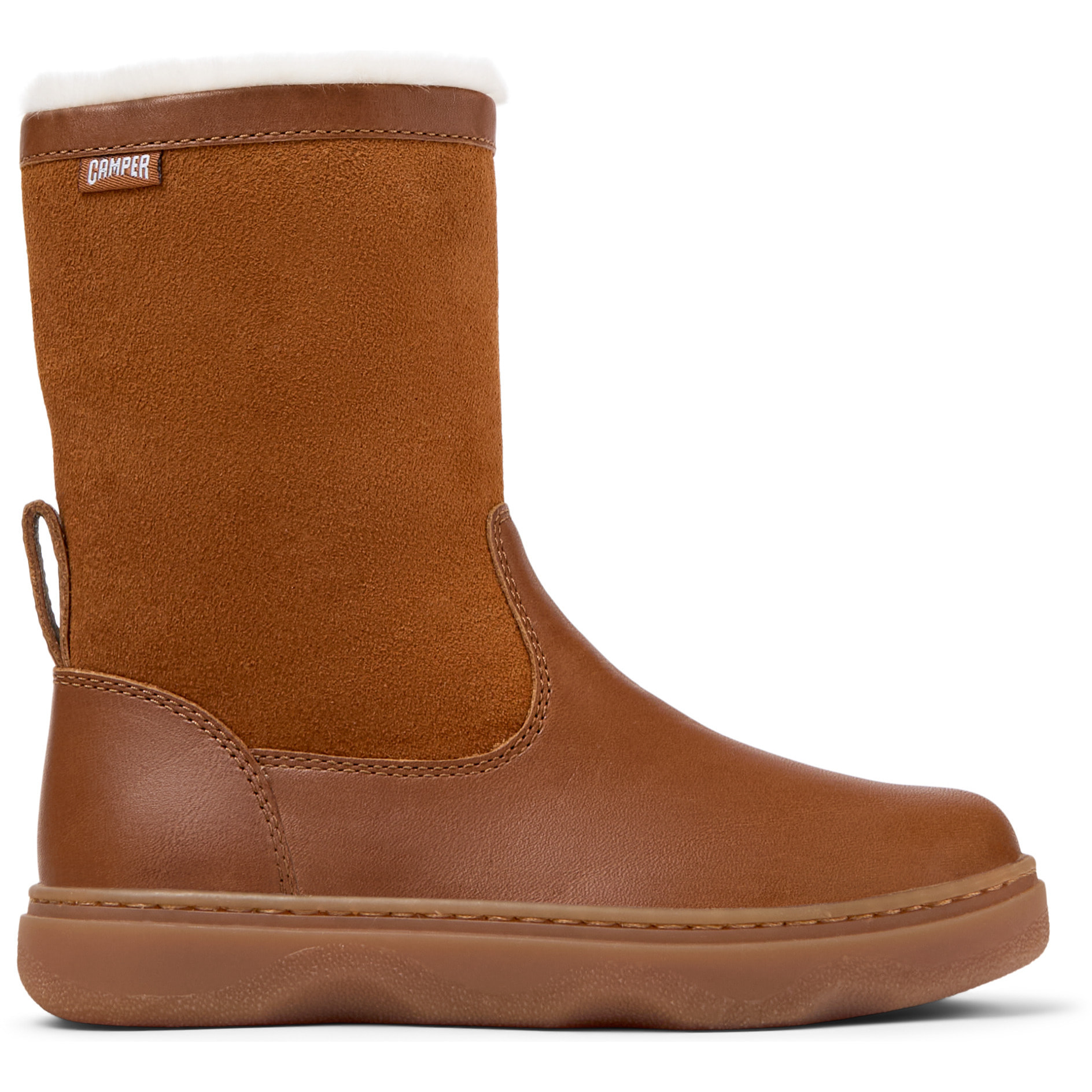 Botines - CAMPER Kiddo - Marron - Cuero liso