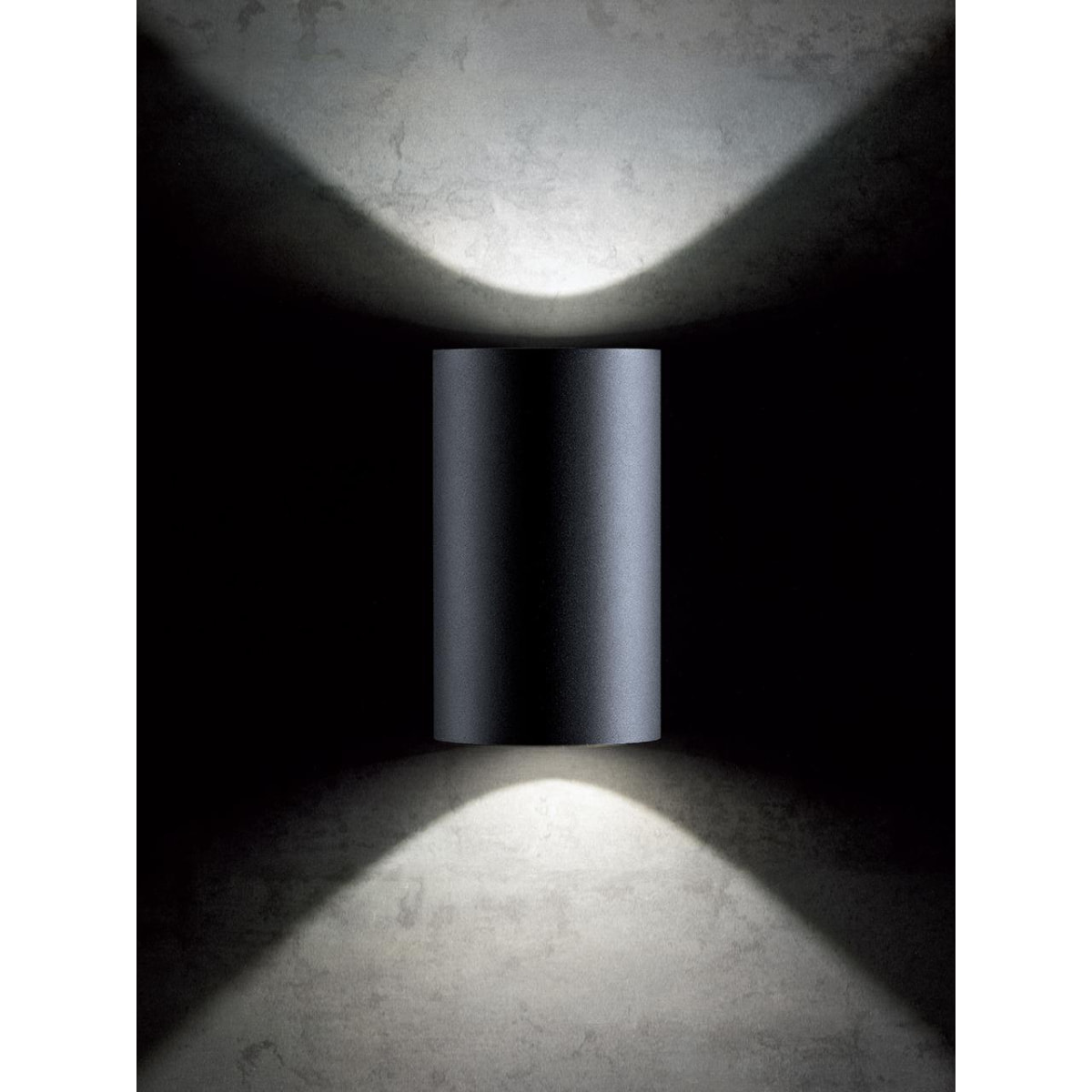 Show - Plafoniera Cilindrica Da Soffitto A Led 40W A Luce Calda Colore Bianco