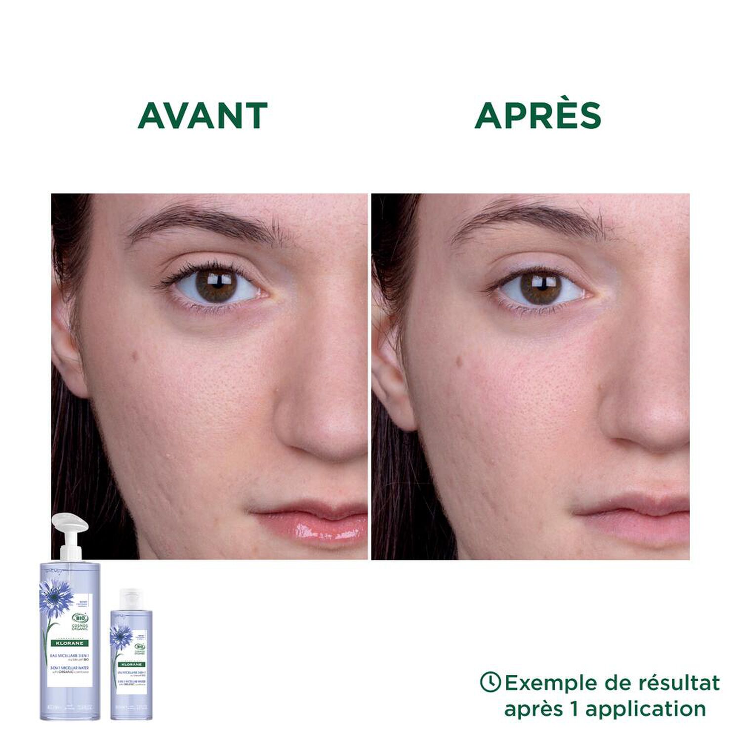Bleuet Bio - Eau Micellaire 3-en-1 - Visage, Yeux