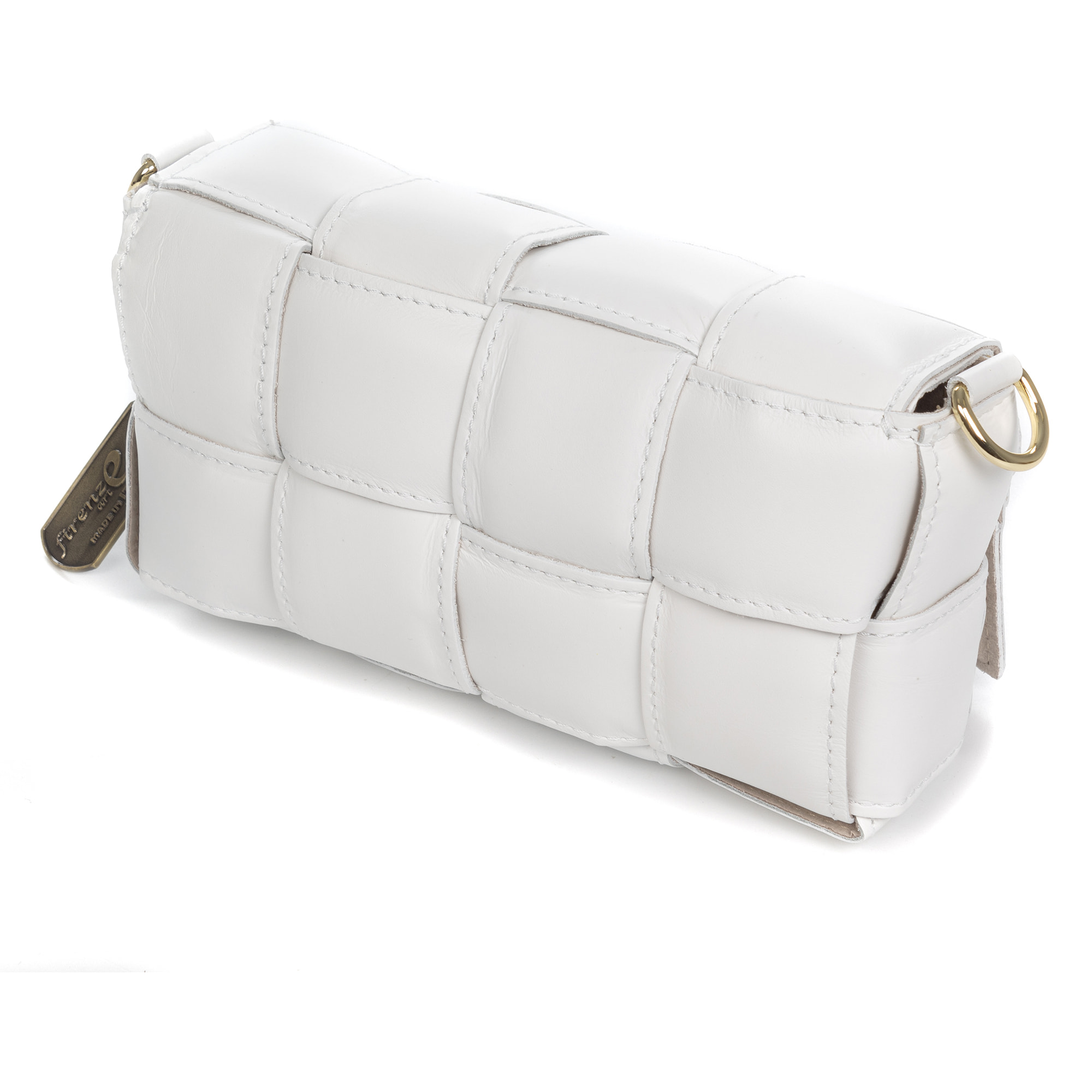 Anela bolso bandolera mujer. Piel auténtica acabado Sauvage acolchado