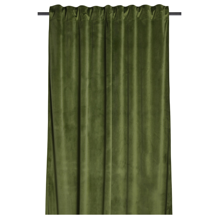 Rideau en velours tamisant - Kaki