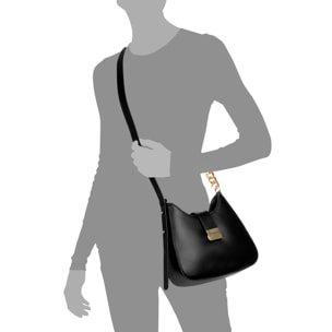 Borsa a tracolla Arbus donna. Finitura in vera pelle Ruga.